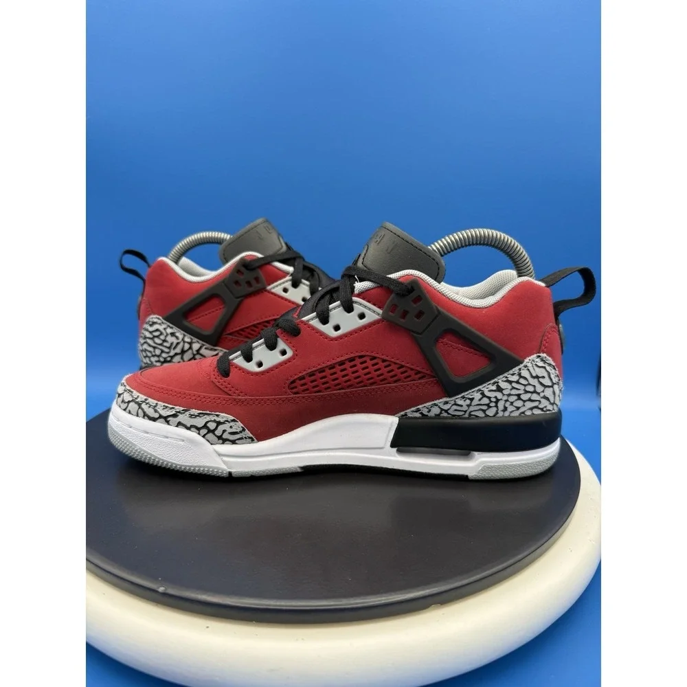 Air Jordan Spizike Low GS Toro Red Youth Size 6.5Y Retro Sneakers FQ3950-600 NEW